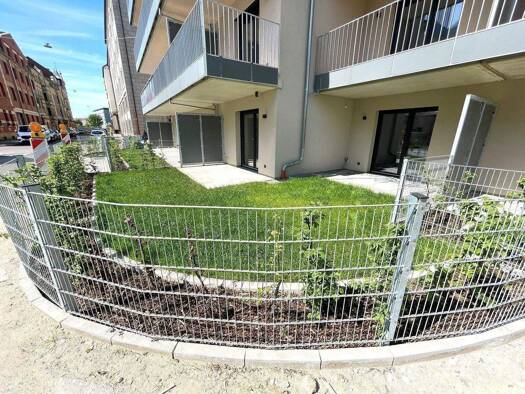 Terrassenwohnung zur Miete - Erstbezug 1.210 € 2 Zimmer 60,9 m² EG frei ab sofort Lange Straße 65 Innenstadt Fürth 90762