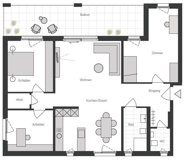 Wohnung zum Kauf 537.900 € 4,5 Zimmer 120,3 m²<br/>Wohnfläche 3.<br/>Geschoss Kreuzberg I Crailsheim 74564