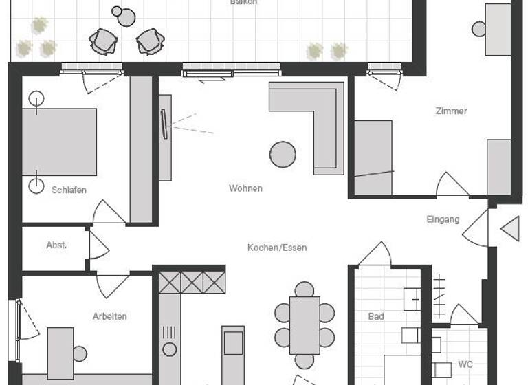 Wohnung zum Kauf 537.900 € 4,5 Zimmer 120,3 m²<br/>Wohnfläche 3.<br/>Geschoss Crailsheim Crailsheim 74564