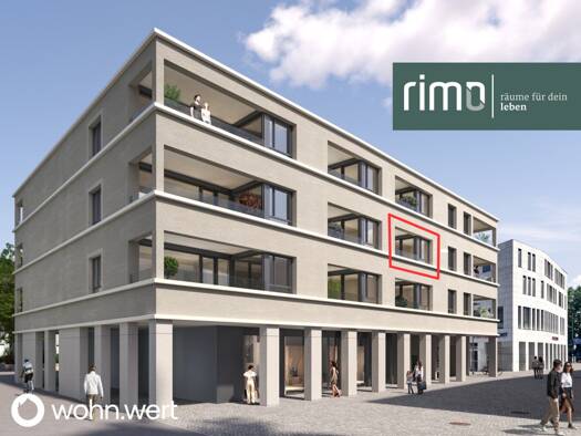 Terrassenwohnung zur Miete - Erstbezug 896 € 2 Zimmer 49,4 m² 2. Geschoss Wichnergasse 1a Feldkirch 6800