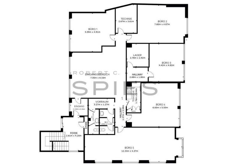 Bürofläche zur Miete provisionsfrei 12 € 267 m² Bürofläche teilbar ab 267 m² Buxtehude 21614