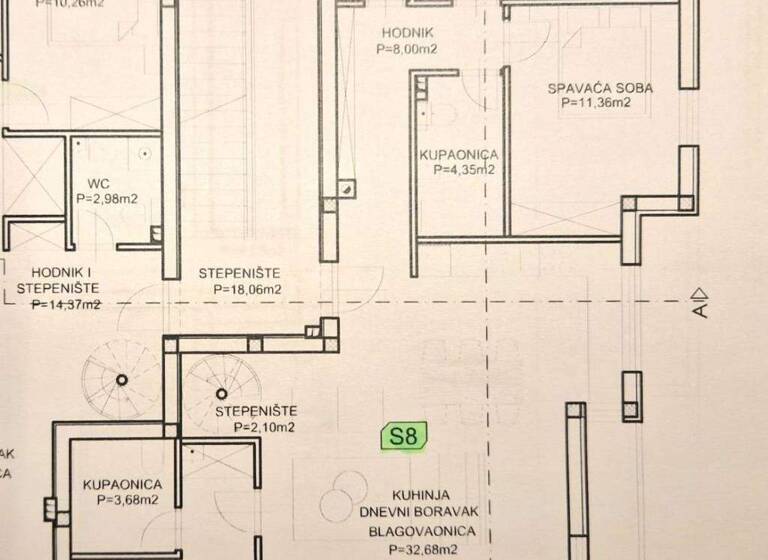 Wohnung zum Kauf 680.000 € 3 Zimmer 170 m² 2. Geschoss Vodice