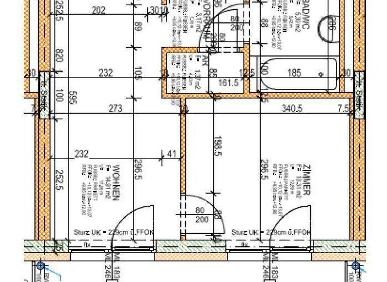 Wohnung zur Miete 419 € 2 Zimmer 4. Geschoss frei ab 01.07.2026 Brauquartier Puntigam Graz 8055