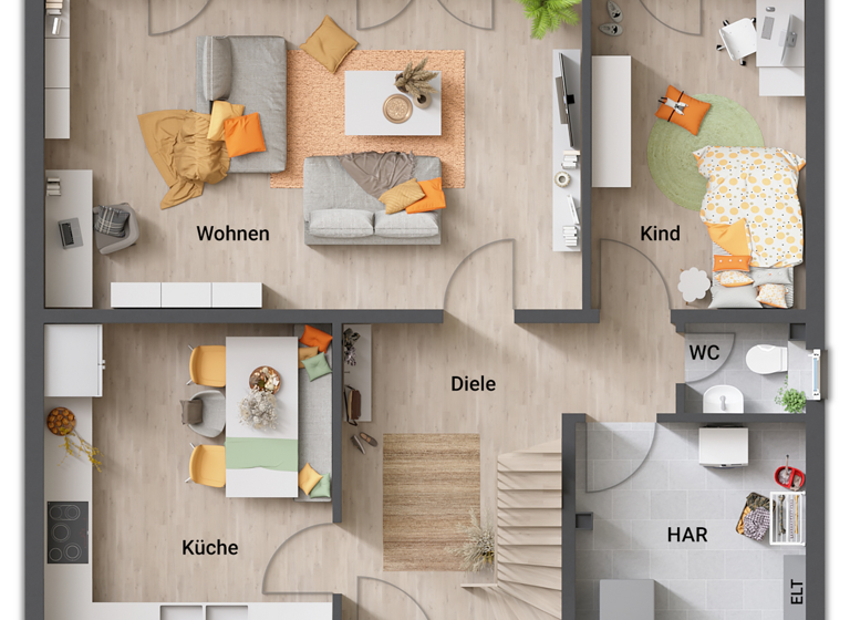 Einfamilienhaus zum Kauf - Erstbezug provisionsfrei 413.190 € 6 Zimmer 144 m² 500 m² Grundstück Heckershausen Ahnatal 34292