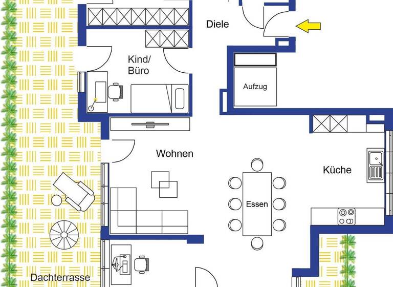 Penthouse zum Kauf 465.000 € 3 Zimmer 105 m² Mitte Sindelfingen 71063