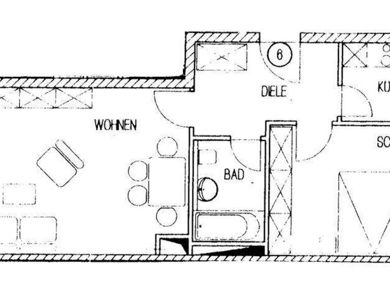 Wohnung zur Miete 380 € 2 Zimmer 62 m² 2. Geschoss frei ab 01.04.2026 Dittersbach Frankenberg 09669