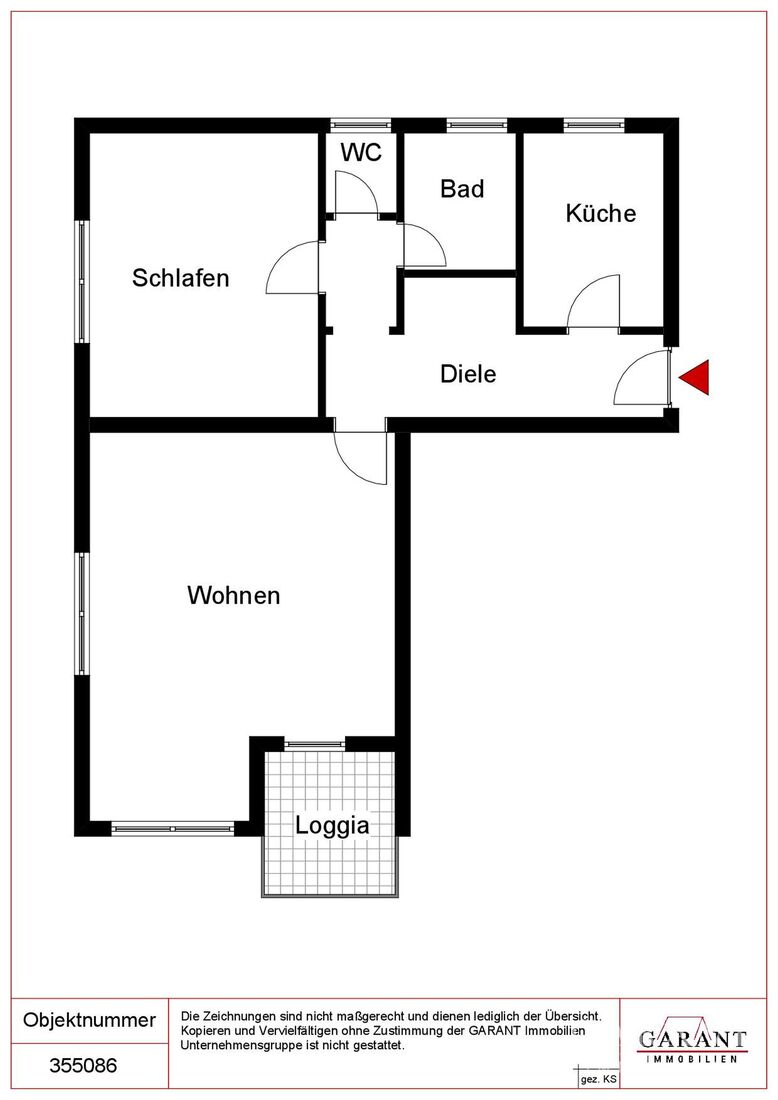 Terrassenwohnung zum Kauf 225.000 € 2 Zimmer 62 m²<br/>Wohnfläche 1.<br/>Geschoss Korb Korb 71404