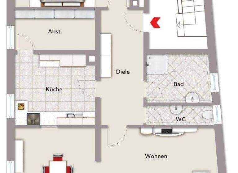 Wohnung zur Miete 750 € 3 Zimmer 100 m² frei ab sofort Dinkelsbühl 91550