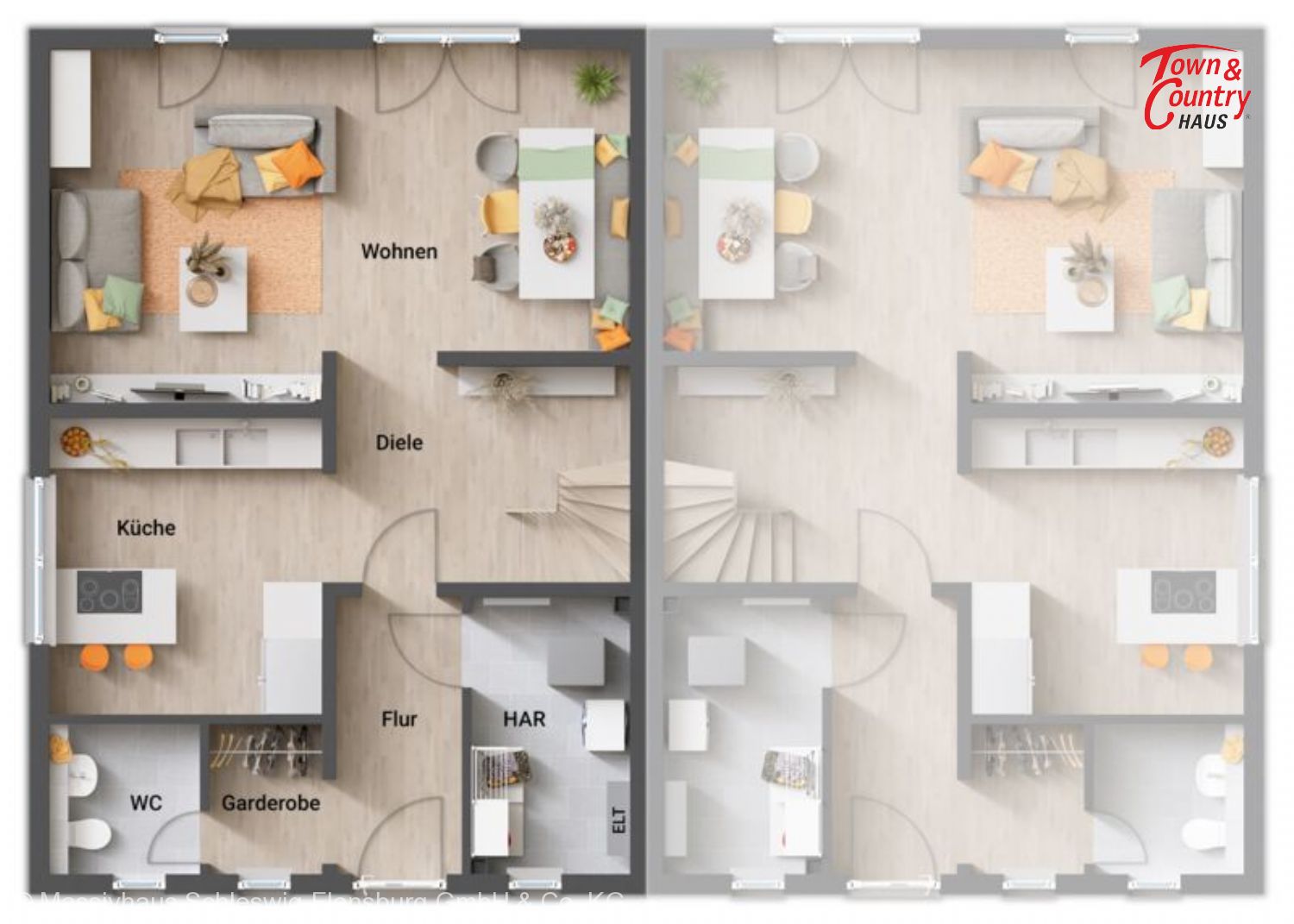 Doppelhaushälfte zum Kauf provisionsfrei 318.210 € 4 Zimmer 113,6 m²<br/>Wohnfläche 1.150 m²<br/>Grundstück Almdorf 25821