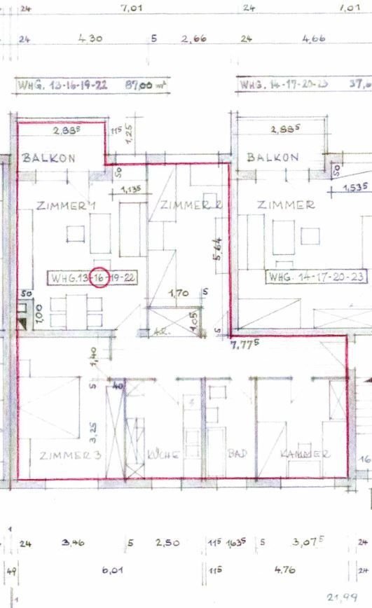 Wohnung zum Kauf 229.000 € 3,5 Zimmer 87 m²<br/>Wohnfläche 1.<br/>Geschoss Rudow Berlin 12355