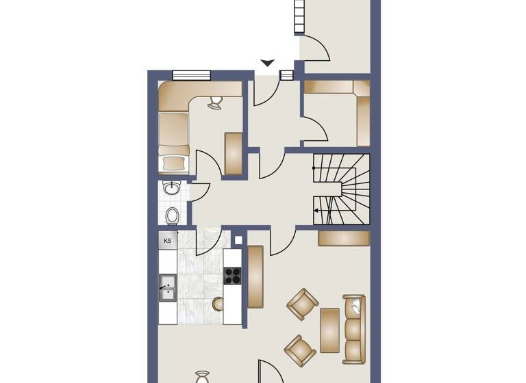 Reihenmittelhaus zum Kauf 395.000 € 3,5 Zimmer 103 m² 187 m² Grundstück frei ab sofort Langwasser Nürnberg 90473