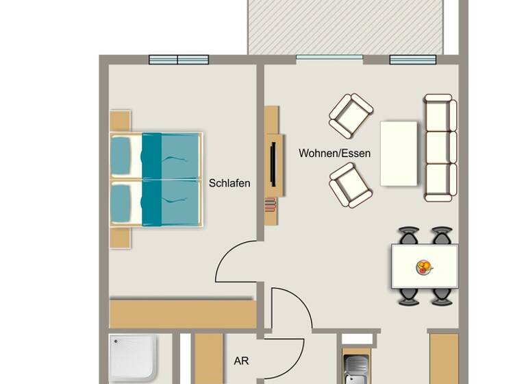 Wohnung zur Miete - Erstbezug 819 € 2 Zimmer 68,2 m² EG frei ab 01.08.2026 Frankenstraße 15 Vierlinden Duisburg 47178