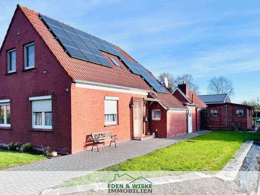 Einfamilienhaus zum Kauf 230.000 € 4 Zimmer 160 m² 1.280 m² Grundstück Hagermarsch 26524