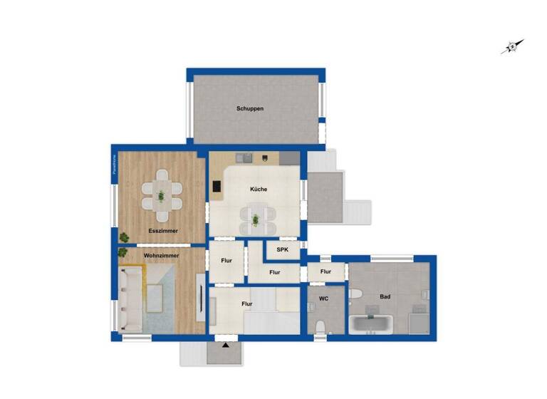 Einfamilienhaus zum Kauf 399.000 € 4 Zimmer 125 m² 826 m² Grundstück Uerdingen Krefeld 47829