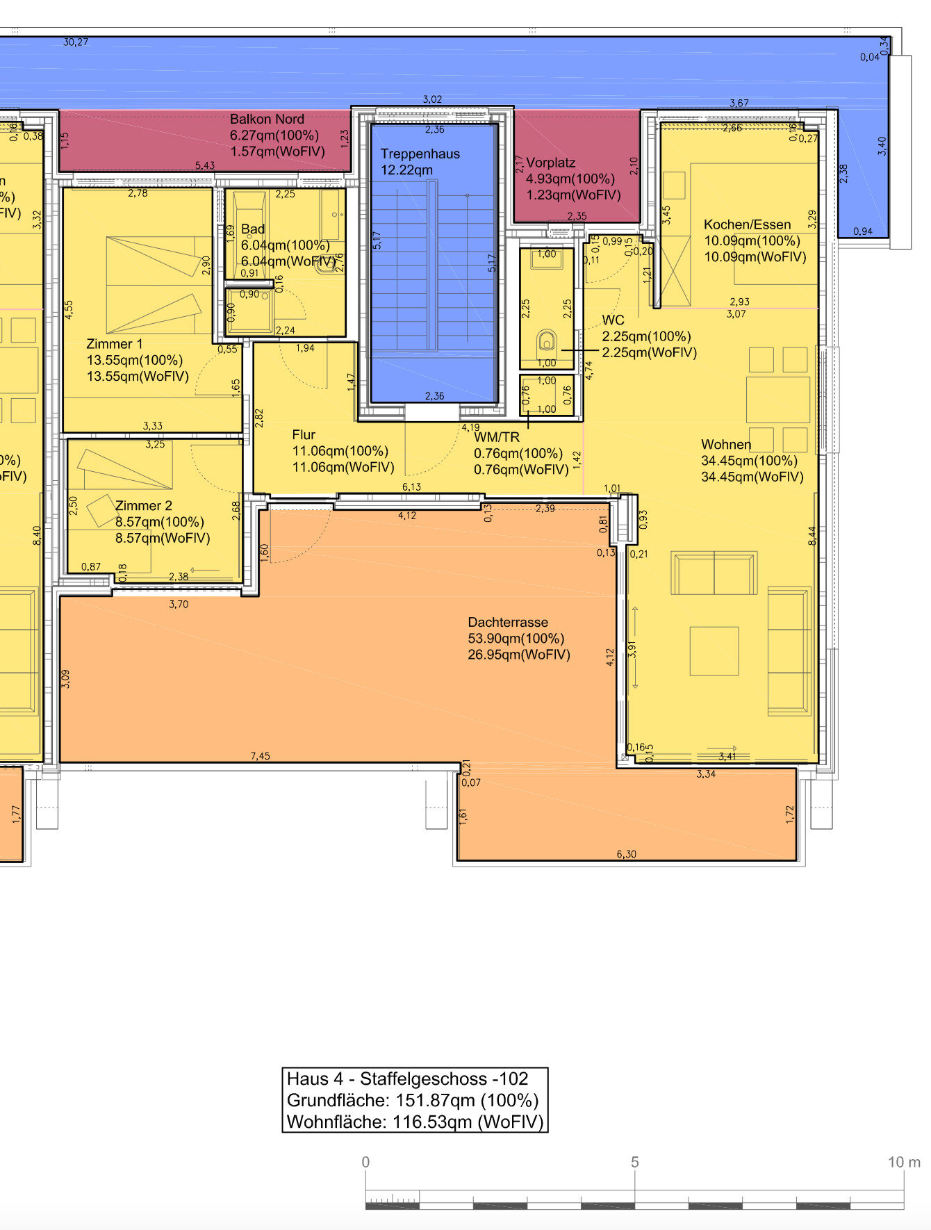 Penthouse zum Kauf 598.000 € 2,5 Zimmer 116,5 m²<br/>Wohnfläche 3.<br/>Geschoss Alsterdorf Hamburg / Alsterdorf 22297