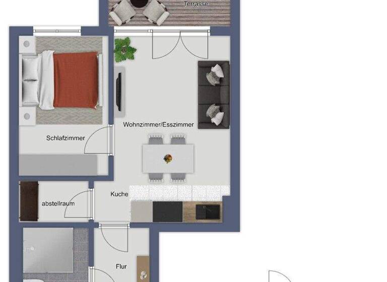 Wohnung zur Miete - Erstbezug 1.089 € 2 Zimmer 60,5 m² 3. Geschoss Grünau Berlin 12527
