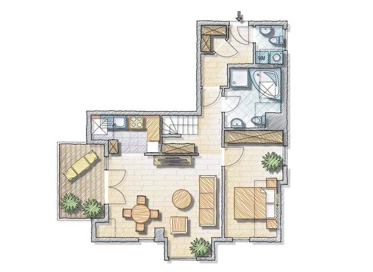 Wohnung zum Kauf 495.000 € 4 Zimmer 98,1 m² 2. Geschoss Katzwang Nürnberg 90453