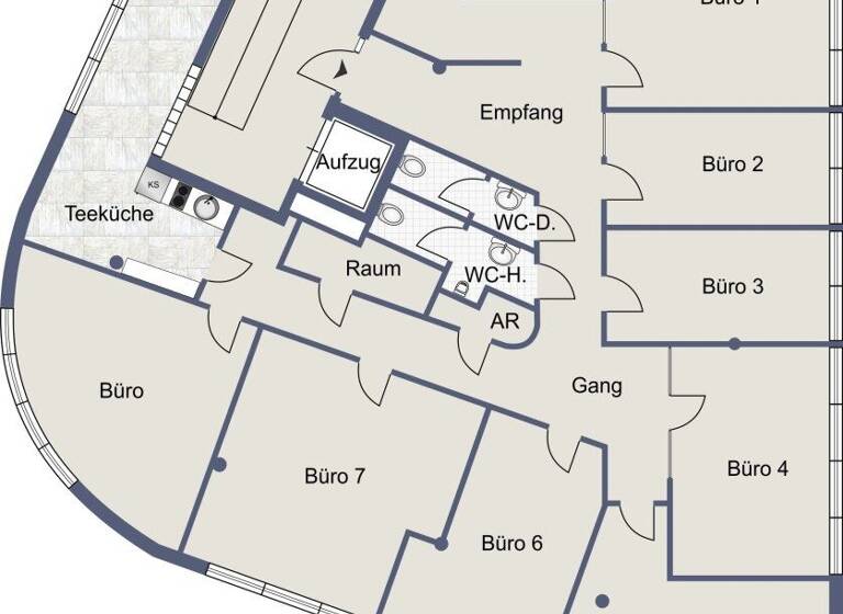 Büro zur Miete 13 € Salzburg 5020