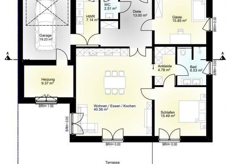 Bungalow zum Kauf - Erstbezug provisionsfrei 489.000 € 3 Zimmer 120 m² 358 m² Grundstück Haselünne 49740