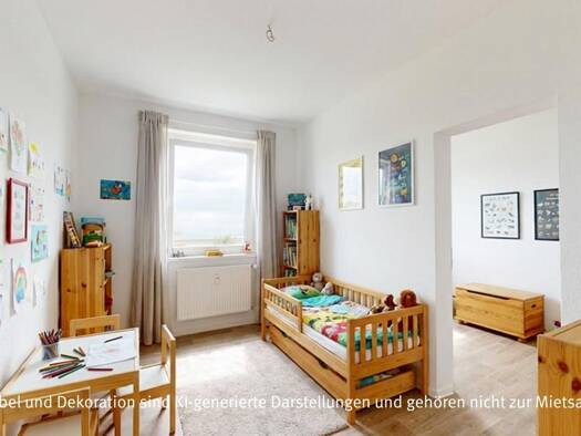 Wohnung zur Miete 467 € 4 Zimmer 66,6 m² 5. Geschoss Aalweg 15 Heide Nord West 06120