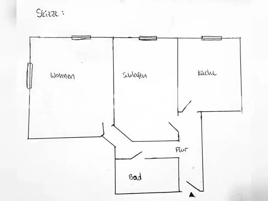 Wohnung zur Miete Tauschwohnung 500 € 2 Zimmer 61 m² 3. Geschoss Pieschen-Nord/Trachenberge Dresden 01129