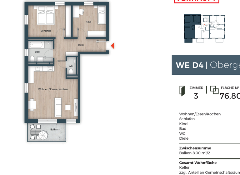Wohnung zur Miete 1.140 € 3 Zimmer 76,8 m² 1. Geschoss frei ab 01.07.2026 Sperberstraße 16 Oberfürberg Fürth 90768