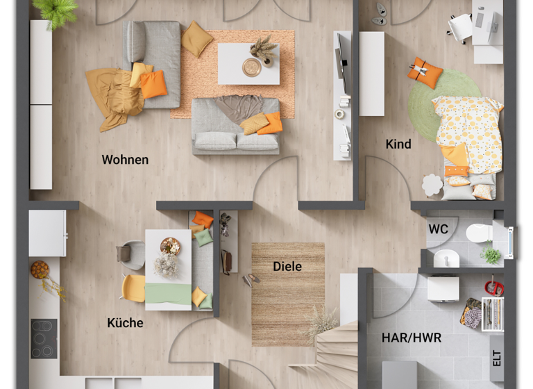 Einfamilienhaus zum Kauf provisionsfrei 254.050 € 4 Zimmer 136 m² 814 m² Grundstück Veckerhagen Reinhardshagen 34359