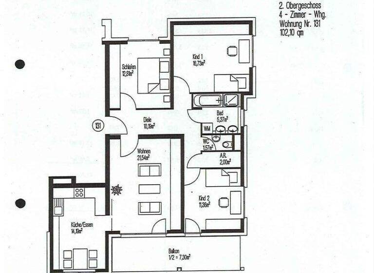 Wohnung zum Kauf 449.000 € 4 Zimmer 102 m² 2. Geschoss Maichingen Sindelfingen 71069