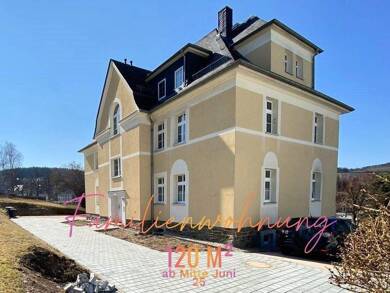 Wohnung zur Miete 775 € 5 Zimmer 120 m² 1. Geschoss frei ab sofort Auerbacher Straße 10 Gornsdorf 09390