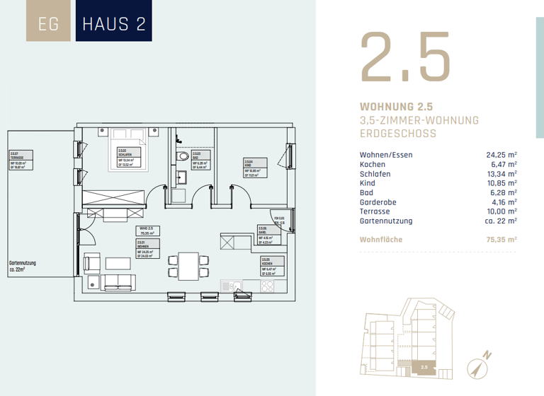 Wohnung zum Kauf - Erstbezug provisionsfrei 372.900 € 3 Zimmer 75,4 m² Saal Saal an der Donau 93342