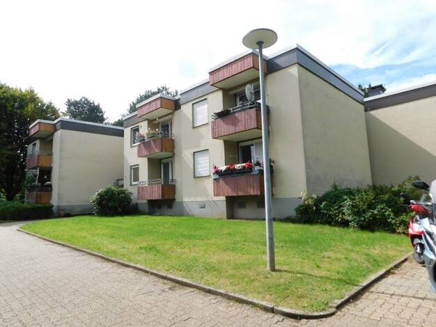 Wohnung zur Miete nur mit Wohnberechtigungsschein 273 € 1,5 Zimmer 49 m² 1. Geschoss frei ab 25.10.2025 Am Busche 121 Heven Witten 58455