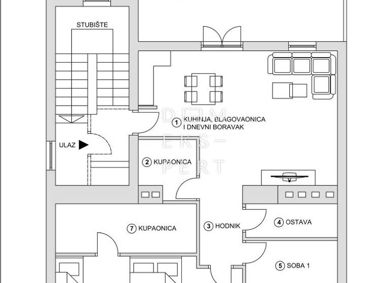 Wohnung zum Kauf 420.000 € 4 Zimmer 123 m² 1. Geschoss Maksimir 10000