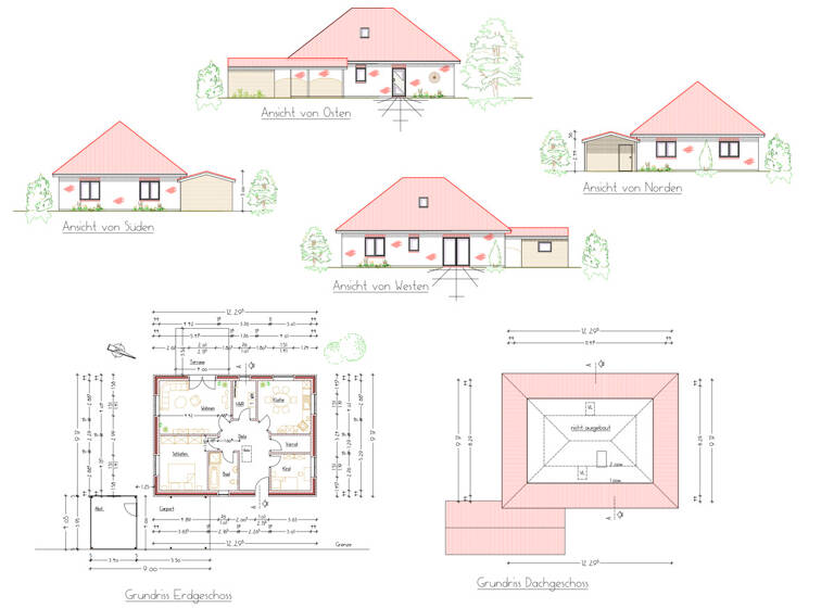 Bungalow zum Kauf 329.000 € 3 Zimmer 92 m² 550 m² Grundstück Münkeboe Südbrookmerland / Münkeboe 26624