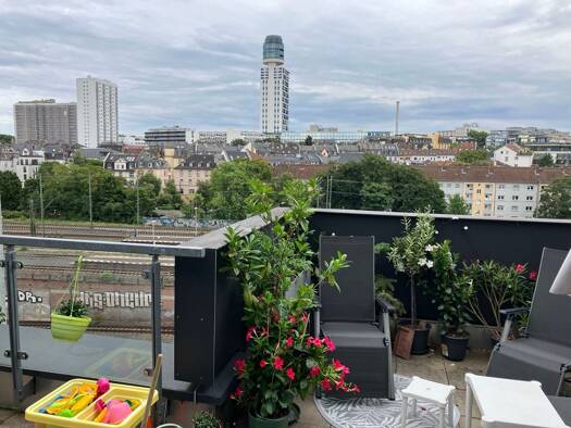 Maisonette zur Miete 2.000 € 3,5 Zimmer 109 m² Geschoss 5/6 frei ab sofort Hedderichstraße 47 Sachsenhausen Frankfurt am Main 60594