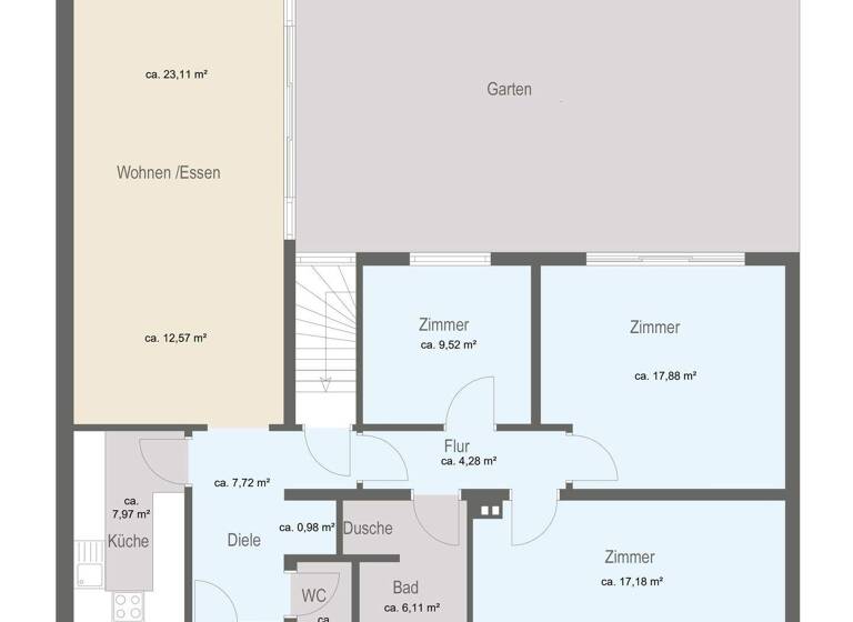 Haus zum Kauf 545.000 € 4 Zimmer 121 m² 357 m² Grundstück frei ab sofort Hangelar Sankt Augustin 53757