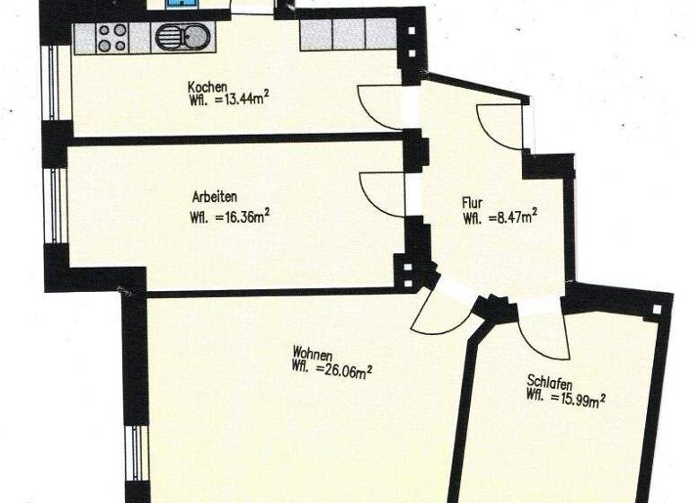 Wohnung zur Miete 850 € 3 Zimmer 85,9 m² 1. Geschoss frei ab 01.04.2026 Daberstedt Erfurt 99099