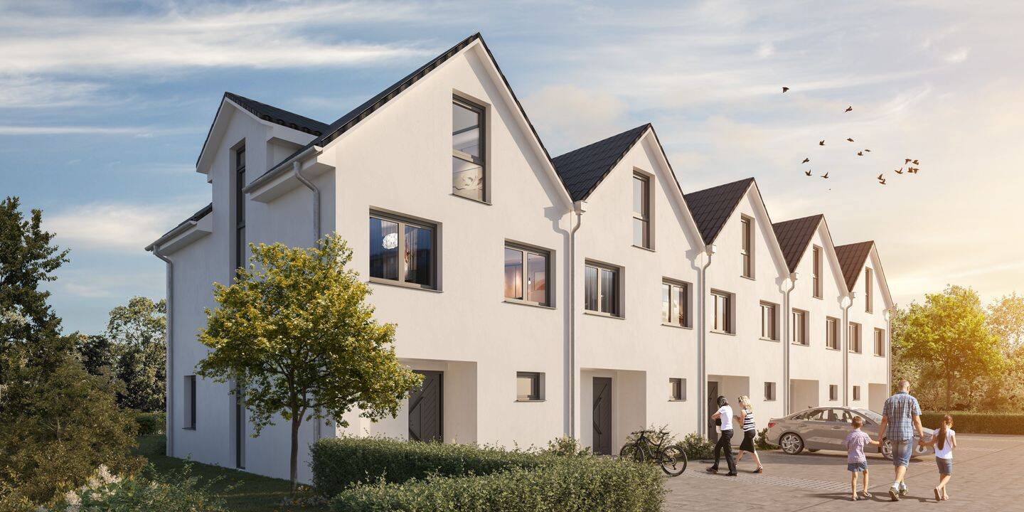 Reihenmittelhaus zum Kauf - Erstbezug - Ansicht 2