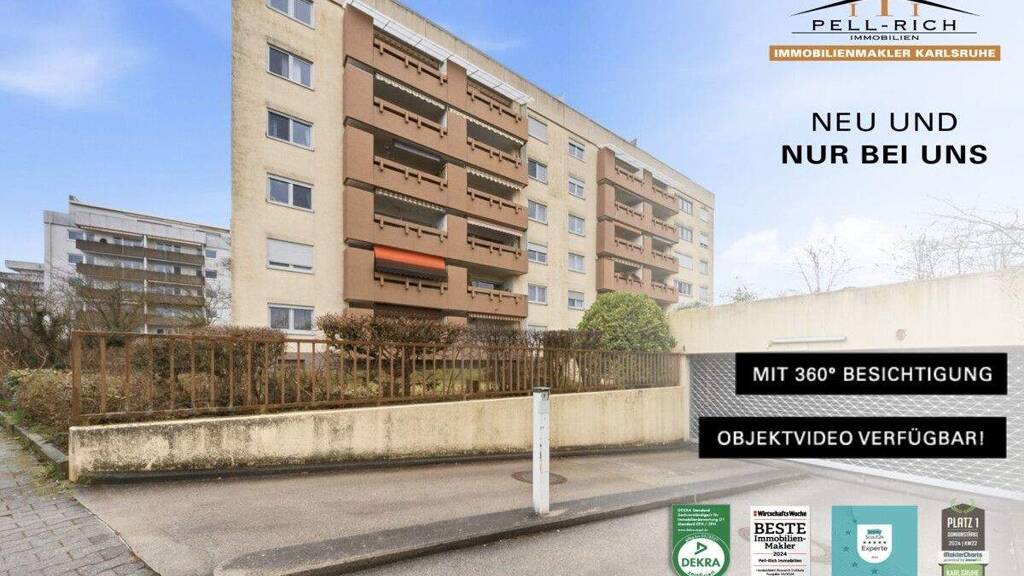Wohnung zum Kauf 170.000 € 2 Zimmer 62 m² 2. Geschoss Ettlingen 76275