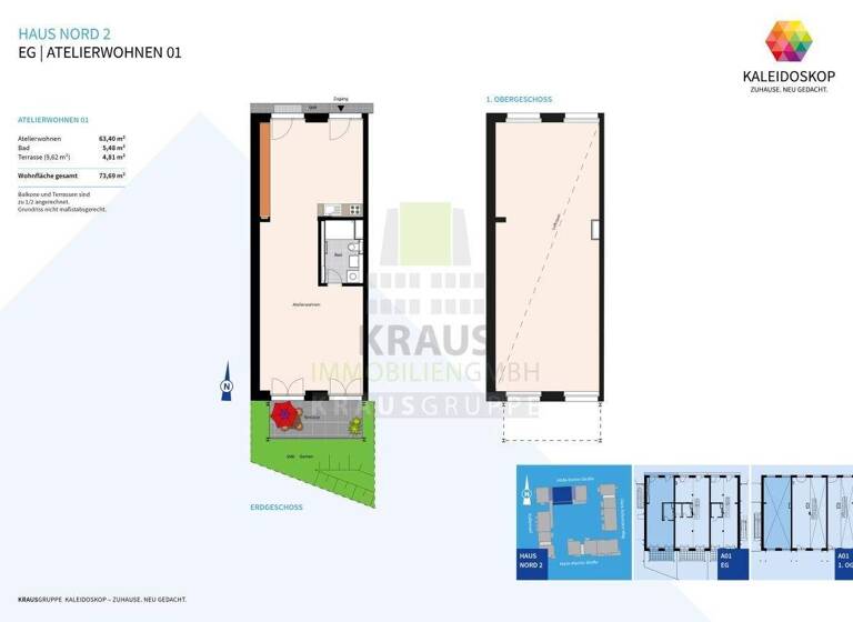Wohnung zum Kauf provisionsfrei 469.000 € 73,7 m² EG Rohrbach Heidelberg 69126