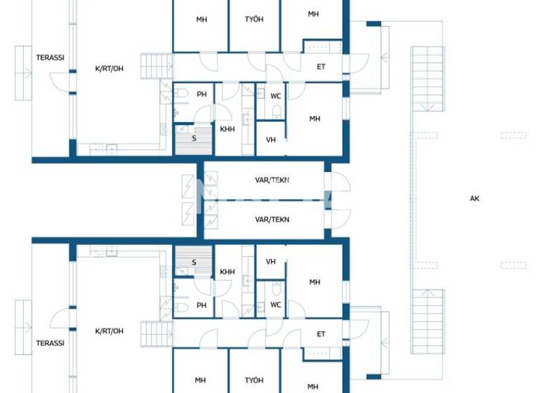 Doppelhaushälfte zum Kauf 289.000 € 5 Zimmer 102 m² 1.107 m² Grundstück Kehrääjäntie 14 Jyväskylä 40270