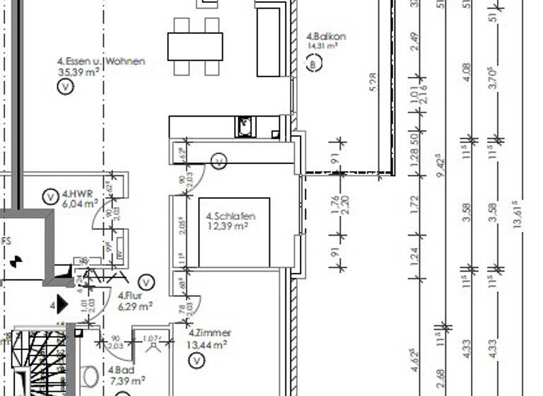 Wohnung zur Miete 1.040 € 3 Zimmer 88,1 m² EG Leeste Weyhe 28844