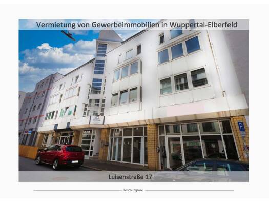 Praxisfläche zur Miete 9,50 € 8 Zimmer 285 m² Bürofläche Luisenstrasse 17 Elberfeld Wuppertal 42283