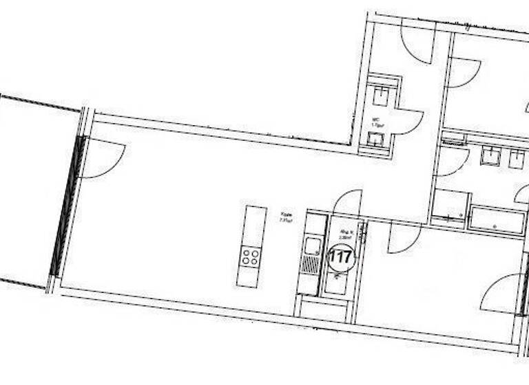 Wohnung zur Miete 1.199 € 3 Zimmer 90,2 m² 4. Geschoss frei ab sofort An der Lingenmühle 14 Stadtmitte Mönchengladbach 41061