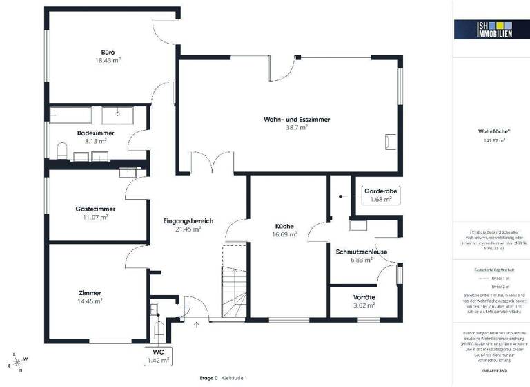 Einfamilienhaus zum Kauf 1.295.000 € 6 Zimmer 246 m² 147.034 m² Grundstück Großenwörden 21712