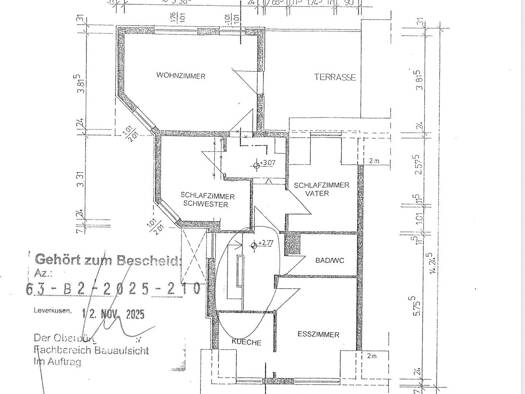 Terrassenwohnung zur Miete 750 € 3 Zimmer 73 m² Geschoss 1/1 frei ab sofort Lützenkirchen Leverkusen 51381