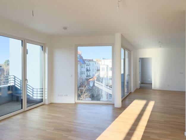 Wohnung zum Kauf - Erstbezug provisionsfrei 630.000 € 4 Zimmer 96,7 m² 3. Geschoss Schöneicher Straße 3 Alt-Hohenschönhausen Berlin 13055