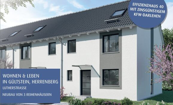 Reihenmittelhaus zum Kauf 595.000 € 5 Zimmer 125 m²<br/>Wohnfläche 140 m²<br/>Grundstück Lutherstraße 15 Gültstein Herrenberg-Gültstein 71083