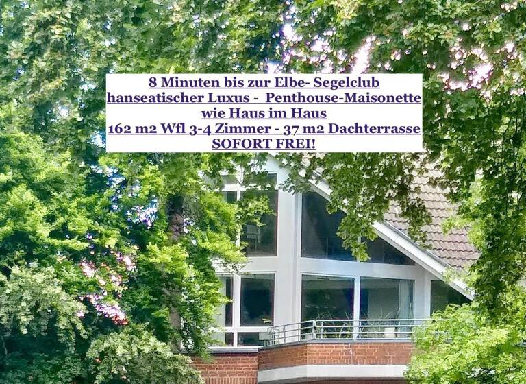 Penthouse zum Kauf 990.000 € 3 Zimmer 162 m²<br/>Wohnfläche 2.<br/>Geschoss ab sofort<br/>Verfügbarkeit Iserbrook Hamburg 22589