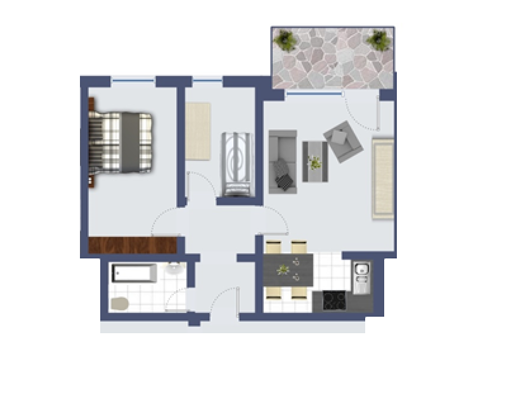 Wohnung zur Miete 1.050 € 3 Zimmer 70 m² frei ab 10.02.2026 Daimlerstraße 8 a Hanau 63450