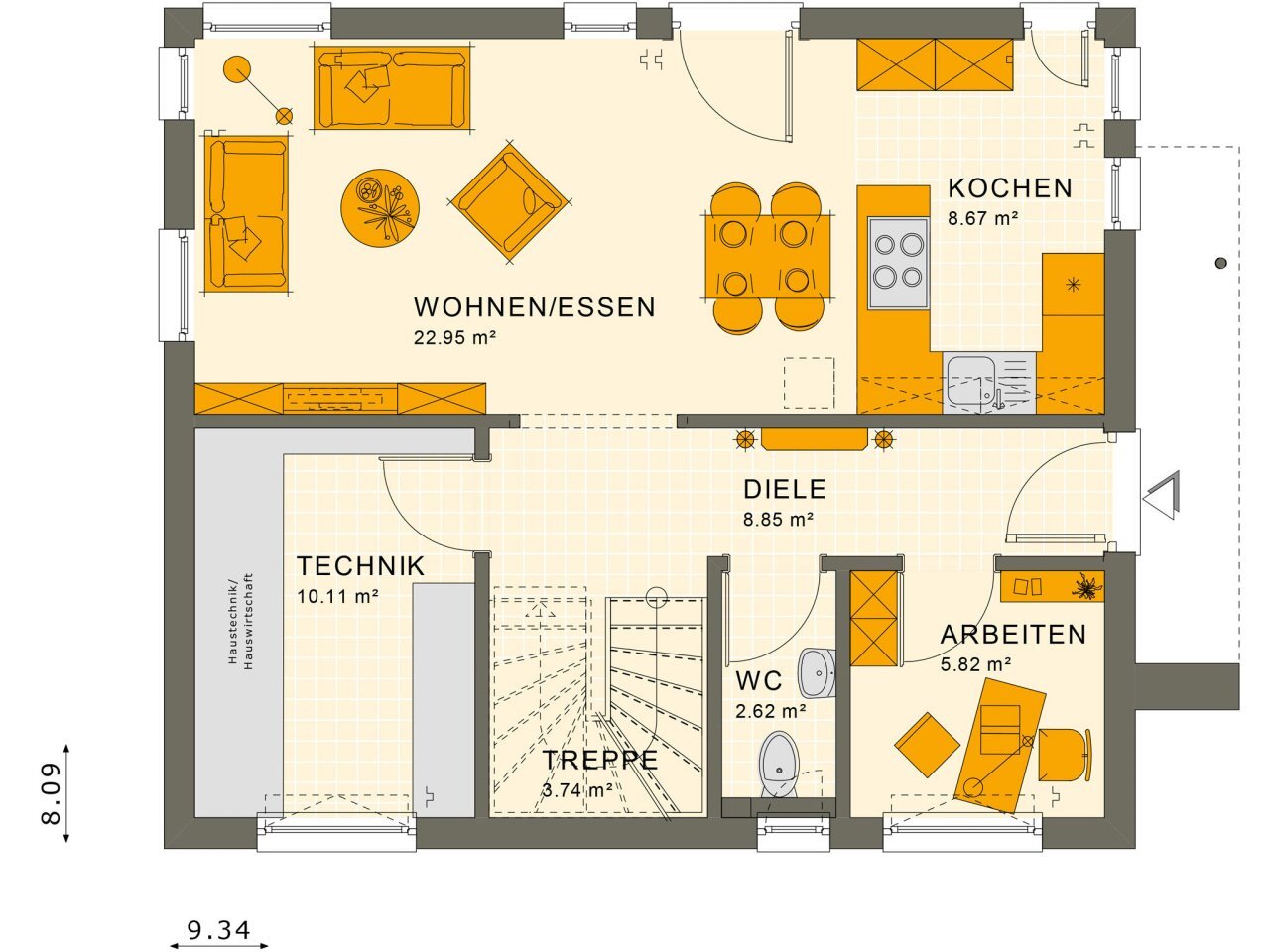 Einfamilienhaus zum Kauf provisionsfrei 274.916 € 5 Zimmer 125 m²<br/>Wohnfläche 625 m²<br/>Grundstück EKO & Seeplanstraße Eisenhüttenstadt 15890